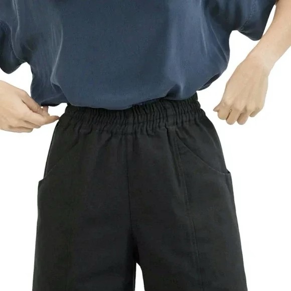 ES ELIZABETH SUZANN Clyde Culotte midweight linen - Small - Flax - Picture 6 of 12